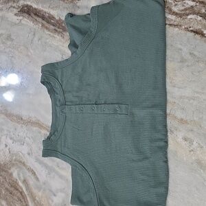 Torrid Dark Green Ribbed Tank